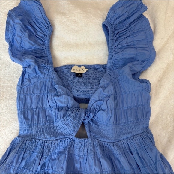 Universal Thread Light Blue Ruffled Maxi Dress - Picture 2 of 5